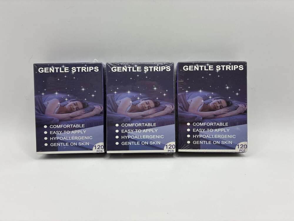 Gentle Strips Sleep Strips Anti-Snoring Mouth Tape - 360 Total Pieces (3 Packs o
